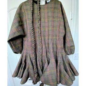 Rhode Brown Plaid Ella Dress